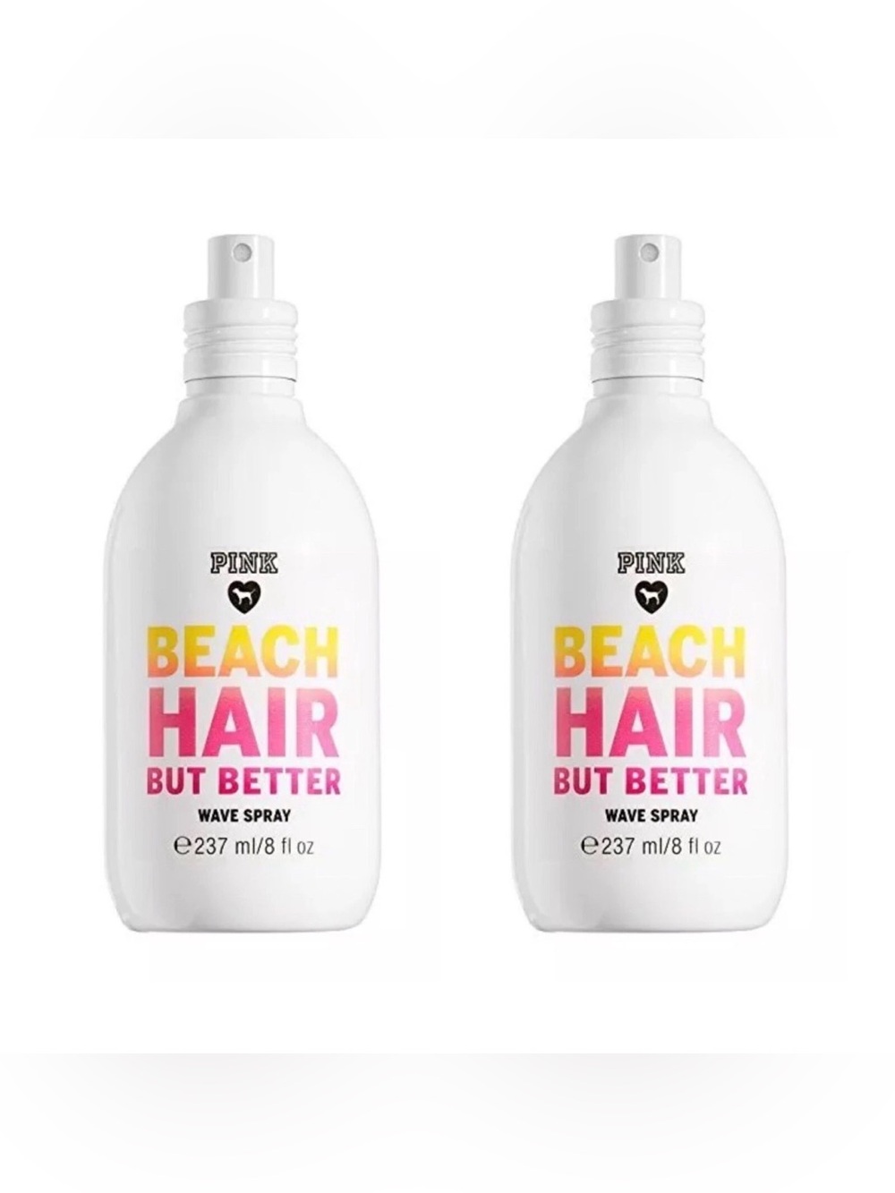 Victoria's Secret PINK Beach Hair But Better Wave Spray ~ 8 fl.oz. ( Lot of 2 )
